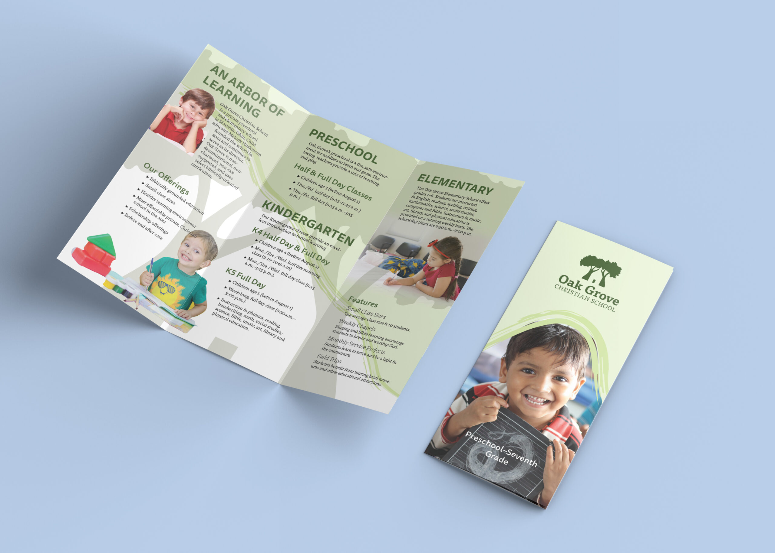 Brochure cover and inside
