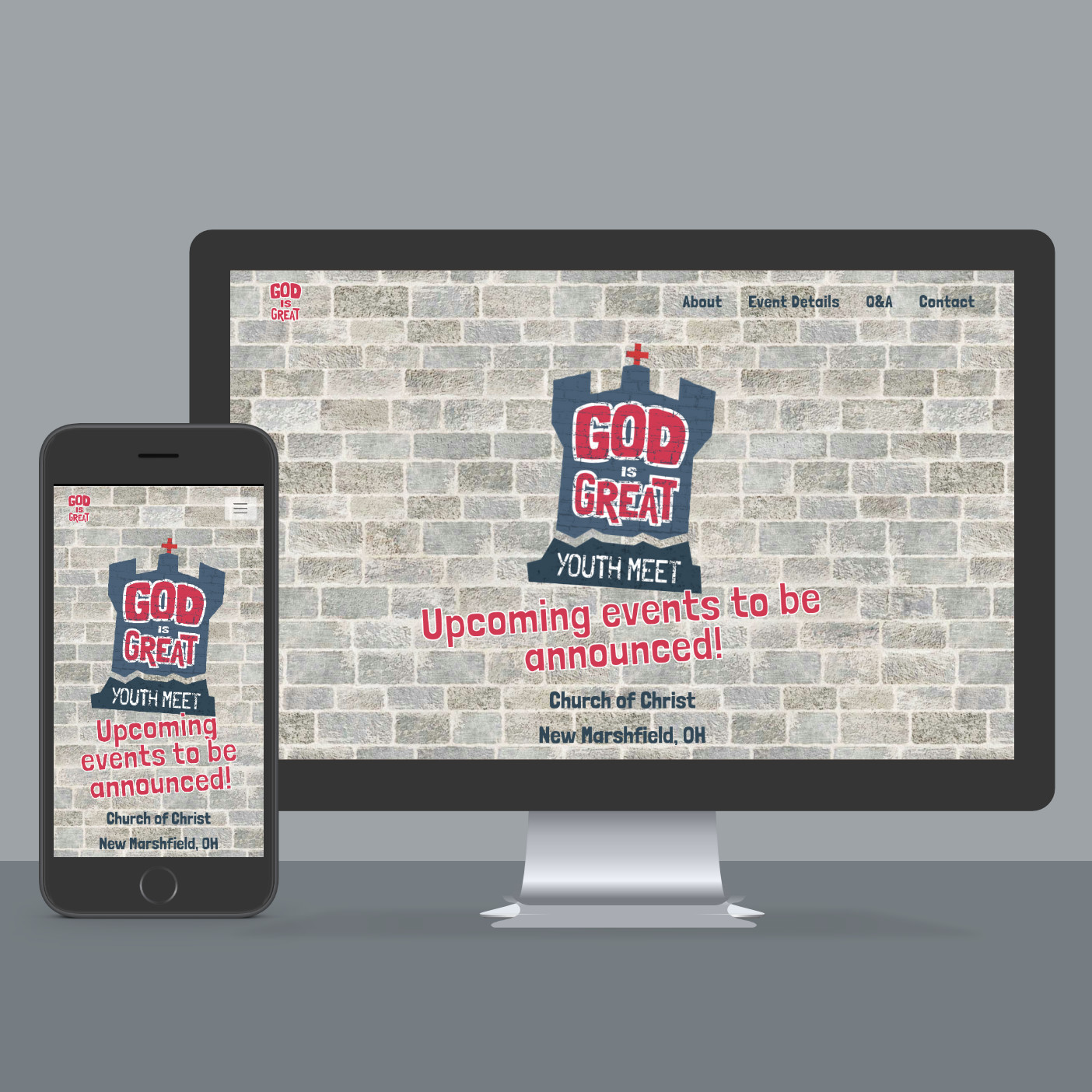 Featured image for “God is Great Youth Meet Logo & Web Design”
